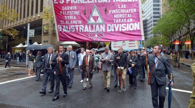 ANZAC DAY MARCH 2014 SYDNEY FROM MICHAEL DONOVAN